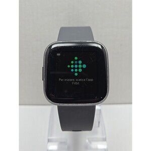 Fitbit Versa 2 Smartwatch Gray 40mm Alexa WR50M Always On Display No Charger
